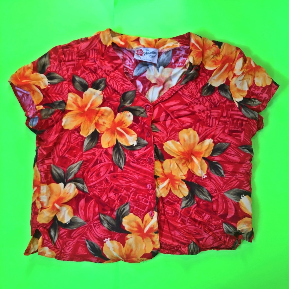 Hilo Hattie Hawaiian original shirt small